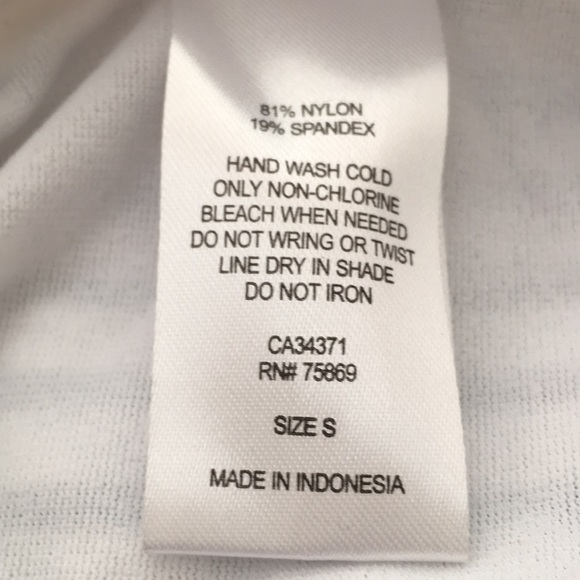 New Malibu Swim Bikini Bottom Size Small White Black Stripes Swimwear NWT - Picture 5 of 8